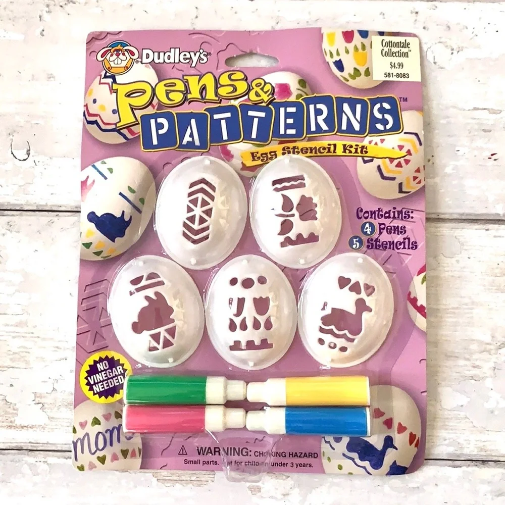 Easter Kids Bundle Egg Decorating Pencils Keychains Goodie Bag Easter Basket